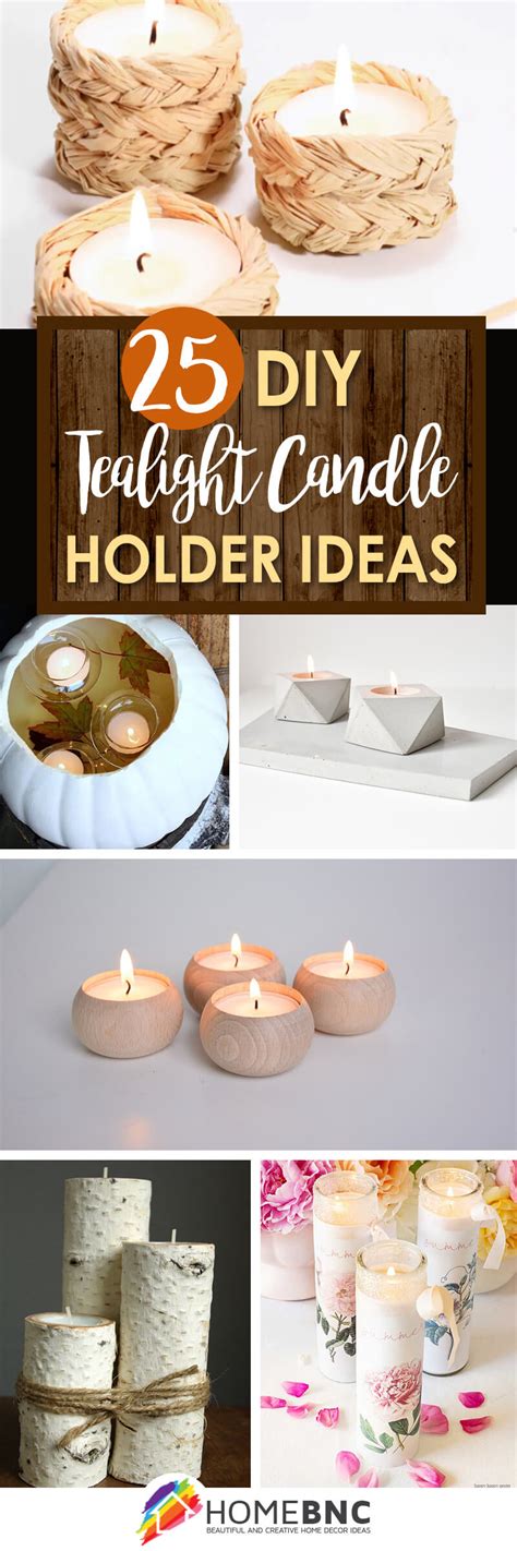 25 Best Diy Tealight Candle Holder Ideas For 2023