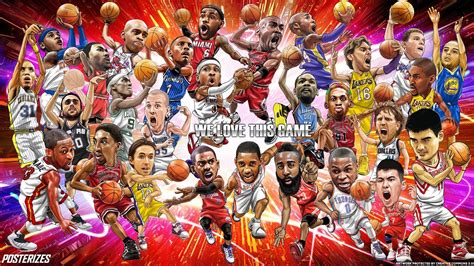 Cartoon Nba Players You Will Definitely Choose From A Huge Number Of