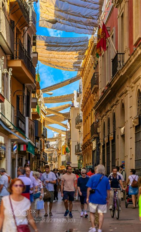 Calle SIERPES (Sevilla) by miloki | Sevilla, City, Street view