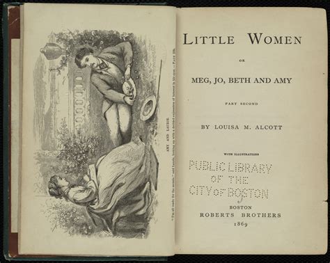 Little Women Or Meg Jo Beth And Amy Part Second Title Page And