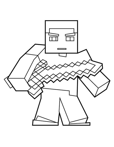 Mejores 40 Imágenes De Minecraft Coloring Pages En Pinterest Páginas