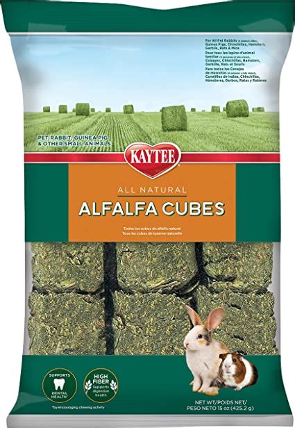 Kaytee Alfalfa Cubes 15 Oz Bag Amazonca Pet Supplies