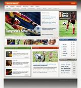Soccer Website Templates Pictures