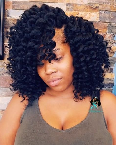 This Beauty Is Wearing Freetress Wand Curl Collection Ringlet Curl 25 Packs Used Curly