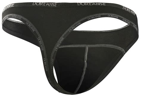 Doreanse Thong G String Revealing Sexy Underwear Mens 1216 Soft Cotton