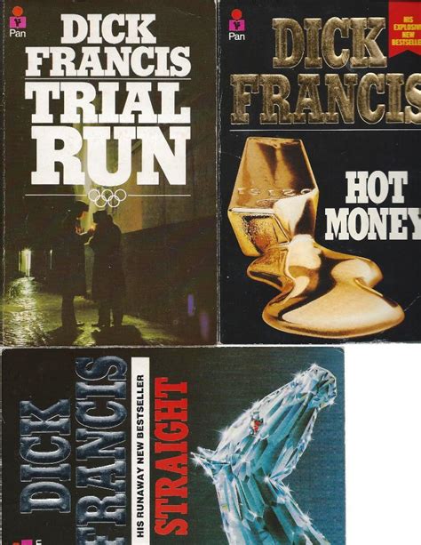 dick francis mysteries in the frame to the hilt under orders comeback bolt straight