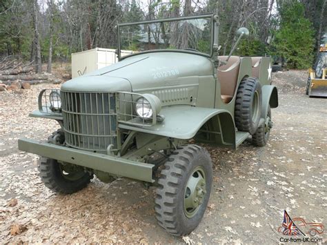 1941 Dodge Wc 6 Command Car 12 Half Ton Ww2 Army Military Power Wagon Jeep