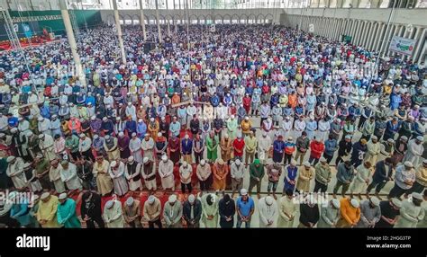 Dhaka Dhaka Bangladesh 21st Jan 2022 Friday Muslim Jummah Prayer