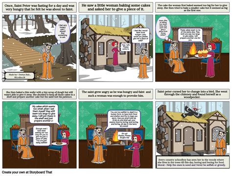 The Legend Of Northland Comic Strip Storyboard