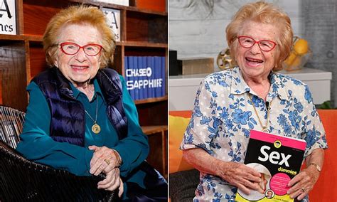 sex expert dr ruth westheimer 91 reveals her top dating tips for generation z s daily mail