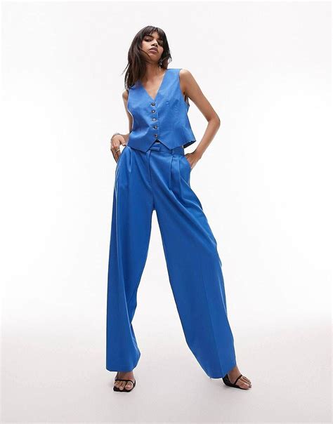 Topshop Outfit Bottoms Pants Wide Leg Trousers High Waisted Pants