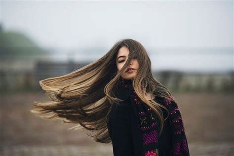 Windy By Jovana Rikalo On 500px Hair In The Wind Girl Hair Drawing Wind Blown Hair