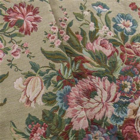 Big slubs create a wonderful textured vertical herringbone that can be used in the traditional or old world setting this versatile pattern can also be. Beige/Multi Texnova Floral Tapestry Home Decorating Fabric ...