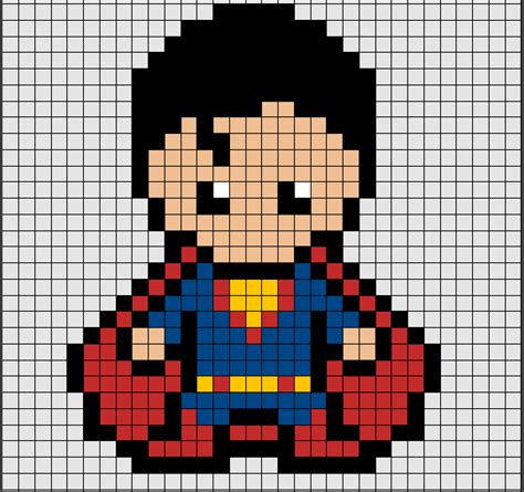 Pixel Art Superman 31 Idées Et Designs Pour Vous Inspirer En Images