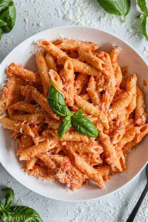 Easy Penne Alla Vodka Simply Home Cooked
