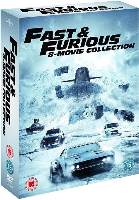 Fast And Furious 8 Film Collection Dvd Warner Bros Shop Uk