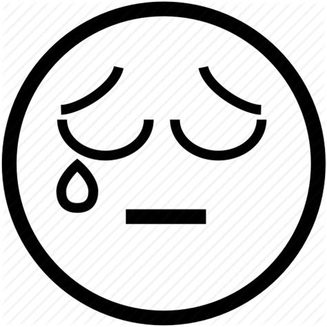 Smiley Sadness Face Clip Art Bladk And White Sad Smiley Face Symbol