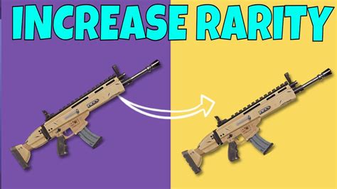 Every weapon in fortnite save the world. Fortnite - How to INCREASE RARITY in Weapons! Fortnite ...