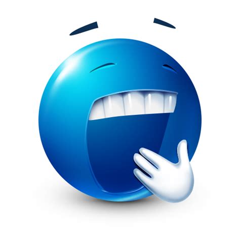 Bluemoji Yawning Blue Sticker Blue Emoji Know Your Meme