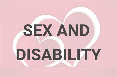 Sex And Disability Intellectual Disabilities And The Right To