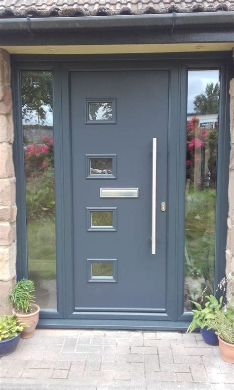 One Of Our Modern Doors In Anthracite Grey Makes For A Stunning