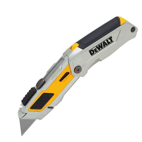 Dewalt Folding Retractable Utility Knife Dwht10296 The Home Depot