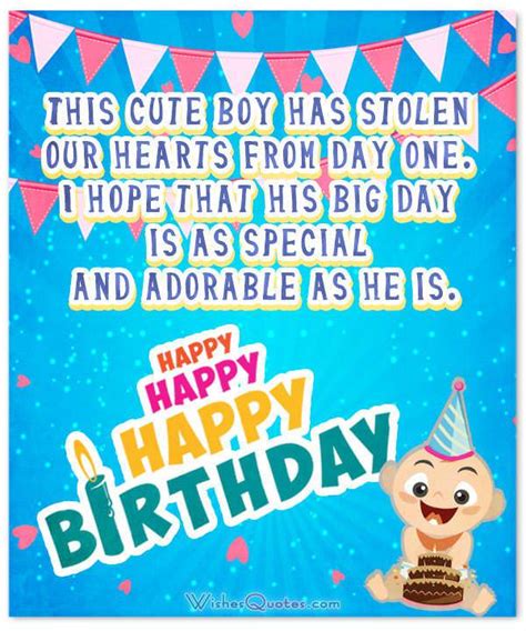 Wonderful Birthday Wishes For A Baby Boy Happy Birthday Little Boy