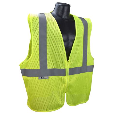 Radians Sve1 Reflective Safety Vest W Zipper Iwantworkwear