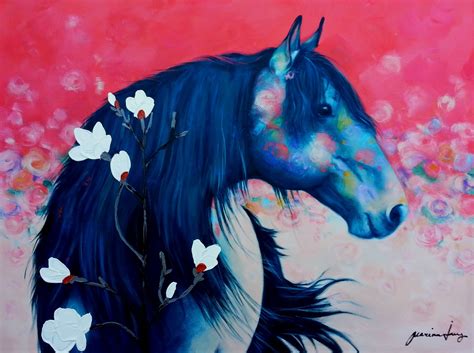 Joy Of Art By Marina Joy Original Horse Painting