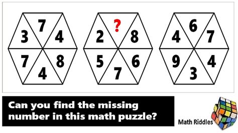 Math Riddles Find The Missing Number Puzzles With Answers