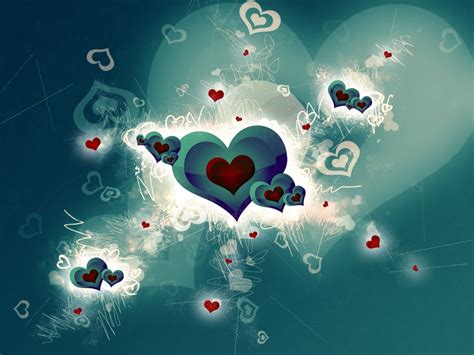 🔥 Free Download Love Hearts 3d Vector Wallpaper Desktop Background Free
