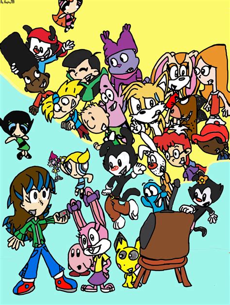 Awesome Cartoons 2 Colored By Psychotasmanian On Deviantart