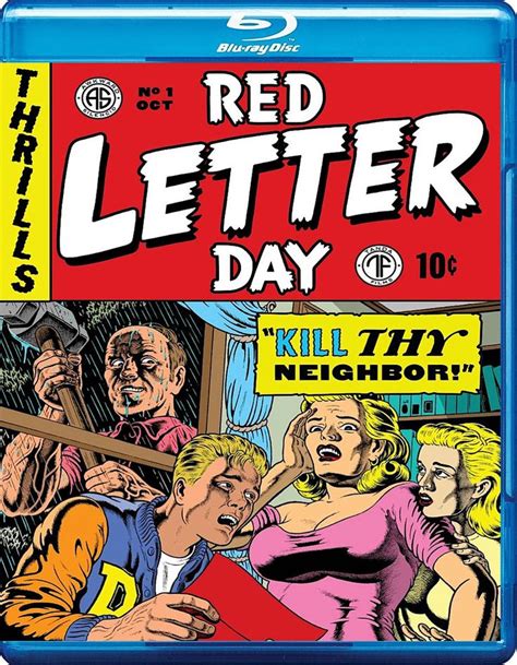 Red Letter Day Alternate Cover Blu Ray Epic Pictures Cartoon Jokes