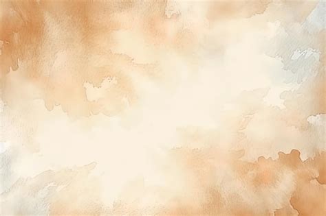 Premium Ai Image Beige Abstract Watercolor Background