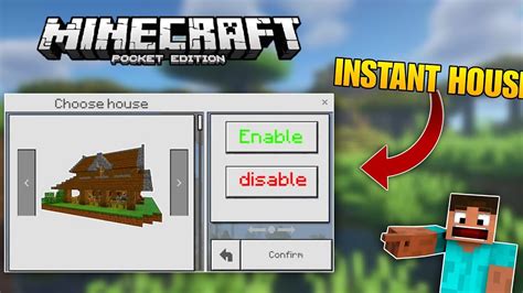 Instant House Mod For Minecraft Pocket Edition 1 19 Instant Structure