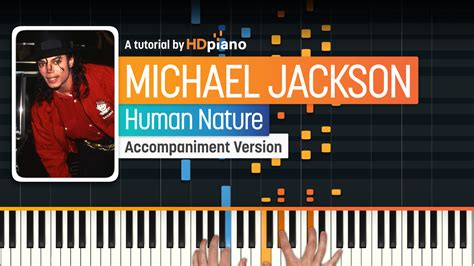 Human Nature By Michael Jackson Piano Tutorial HDpiano