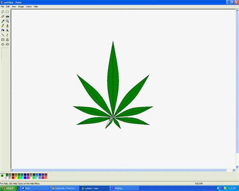 Easy drawing ideas there are many approaches and methods that you can use to develop different drawing ideas and techniques. How to draw a Marijuana leaf in Microsoft Paint - YouTube