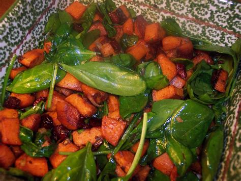Add the spinach and beans. Savory Moments: Roasted sweet potatoes with spinach and ...