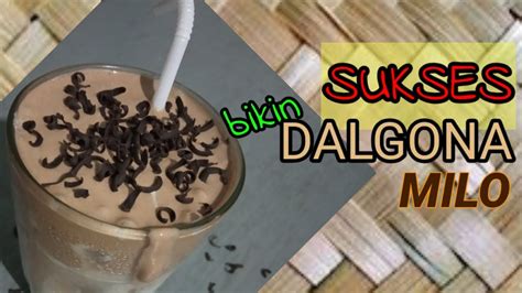 Resep dalgona coffee, alviya.com : Cara membuat dalgona milo tanpa menggunakan mixer - YouTube