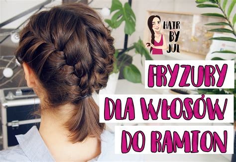 4 fryzury z warkoczami dla włosów do ramion - Hair by Jul- fryzury krok