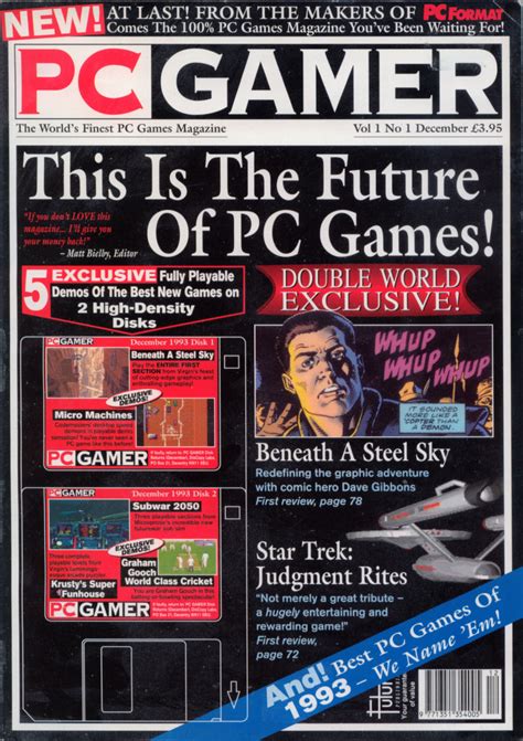 Pc Gamer Issue 1 Magazines From The Past Wiki