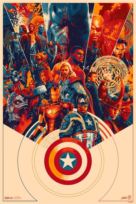 The Marvel Studios 10th Anniversary Marvel Posters Marvel Movie