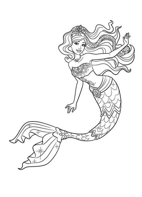 Barbie Mermaid Tale Coloring Pages Unicorn Coloring Pages Mermaid