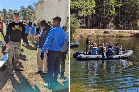 Okaloosa Academy students spend day with Army Rangers at Camp Rudder: A
