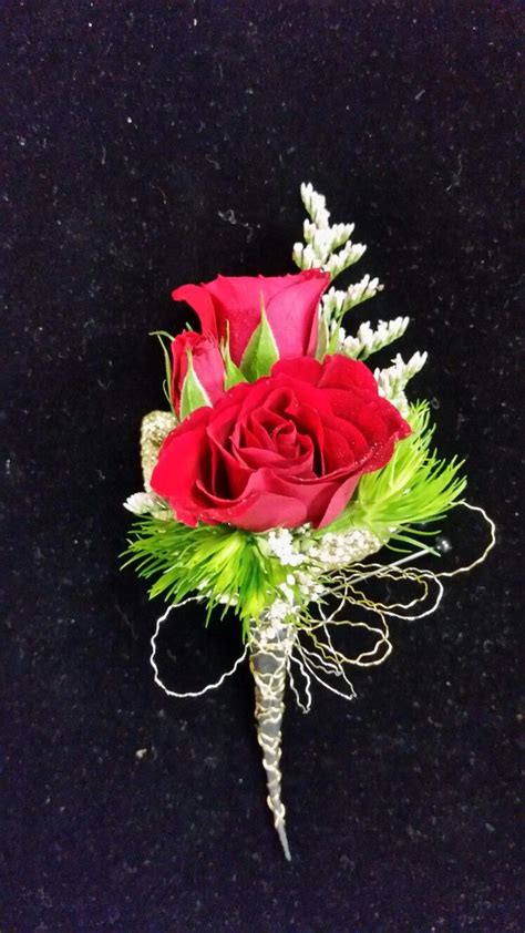 Red Spray Rose Bout Spray Roses Corsage Prom Rose