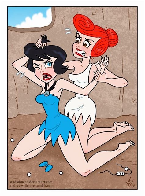 Xxx Wilma Flintstone Vs Betty Rubble Catfight Cartoon Girls Luscious Hentai Manga And Porn