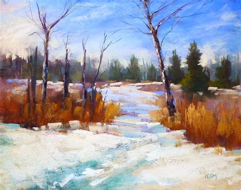 Two Options For Correcting A Pastel Painting Landscape Painting