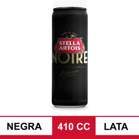 Cerveza Negra Stella Artois Noire En Lata 410 Cc Carrefour
