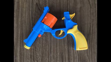 Outdoor Play Area Backyard Blasters 45 Acp Revolver Rubber Bullet Toy Gun Realistic 11 Scale