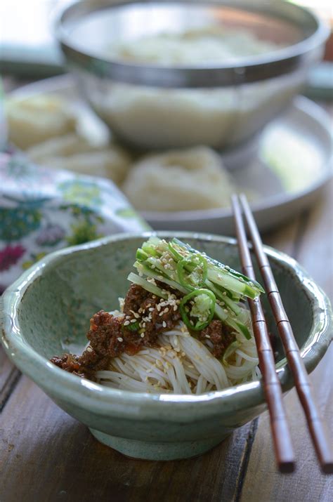 I enjoyed making these delicious noodles! Korean Noodles with Beef Sauce Beyond Kimchee